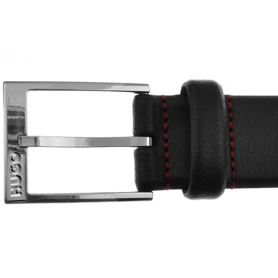HUGO Gellot Leather Belt Black
